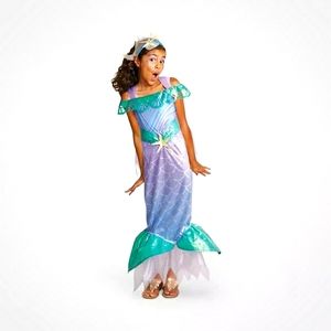 NWT Hyde and Eek Mermaid Costume with Headband, Kids Small